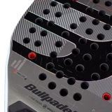Ракетка для падела BULLPADEL Neuron 02 Comfort 27, 497243, для продв.игр., стекловолокно, карбон, сер