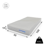 Мат (мягкий щит) Romana 1000*500*100, одинарный (голубой/желтый)