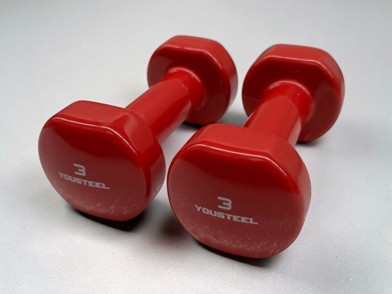 Гантель виниловая Yousteel 3 кг 1 шт