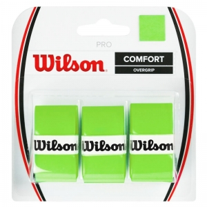 Овергрип Wilson Pro Overgrip, WRZ470810, 0.5 мм, размер 2.5см × 120см, 3 шт, салатовый