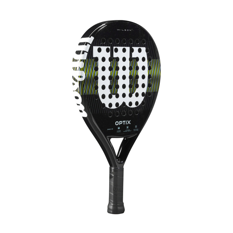 Ракетка для падела WILSON Optix V1 Black, WR181611U2, для начин-х, стекловолокно, черный