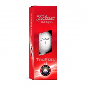 Мяч для гольфа Titleist Trufeel 24 White, T6036S, 3 шт/уп, белый