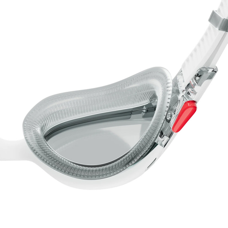 Очки для плав. SPEEDO Biofuse 2.0 8-00233214516, ДЫМЧАТЫЕ линзы, белая оправа