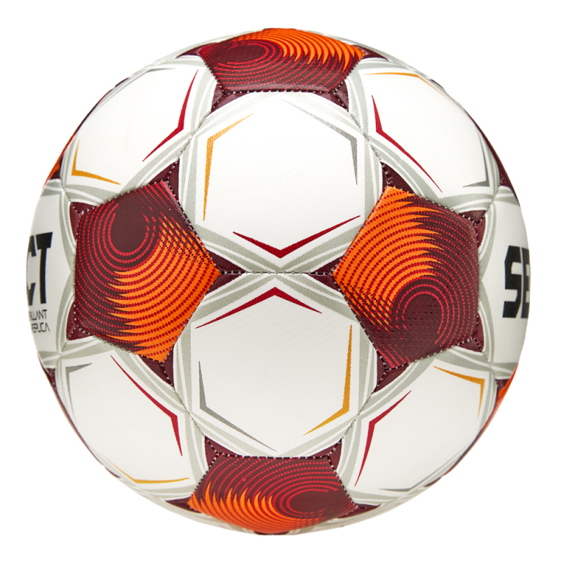 Мяч футб. SELECT Brillant Replica FB V25, 3595871808, размер 5, FIFA Basic, 32п, ТПУ, маш.сш, бело-оранж