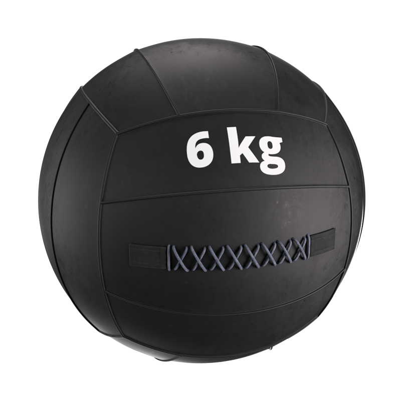 Медбол 6 кг, натуральная кожа