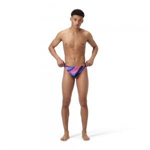 Плавки SPEEDO Allover Digital Brief 5cm, 8-1307318167, размер 32 российский размер 48, полиэстер, ПБТ, мультиколор
