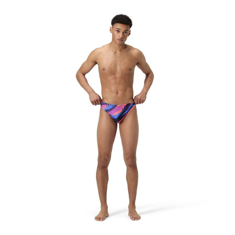 Плавки SPEEDO Allover Digital Brief 5cm, 8-1307318167, размер 34 российский размер 50, полиэстер, ПБТ, мультиколор