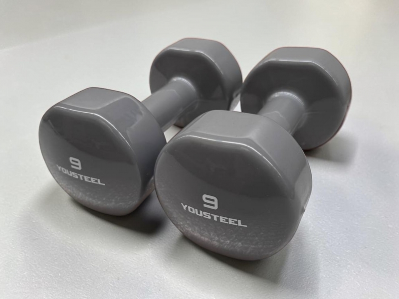 Гантель виниловая Yousteel 9 кг 1 шт