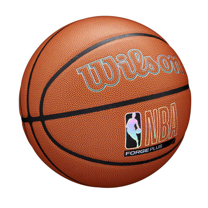 Мяч баск. WILSON NBA Forge Plus, WZ2016801XB7, размер 7, PU, бутиловая камера, коричневый