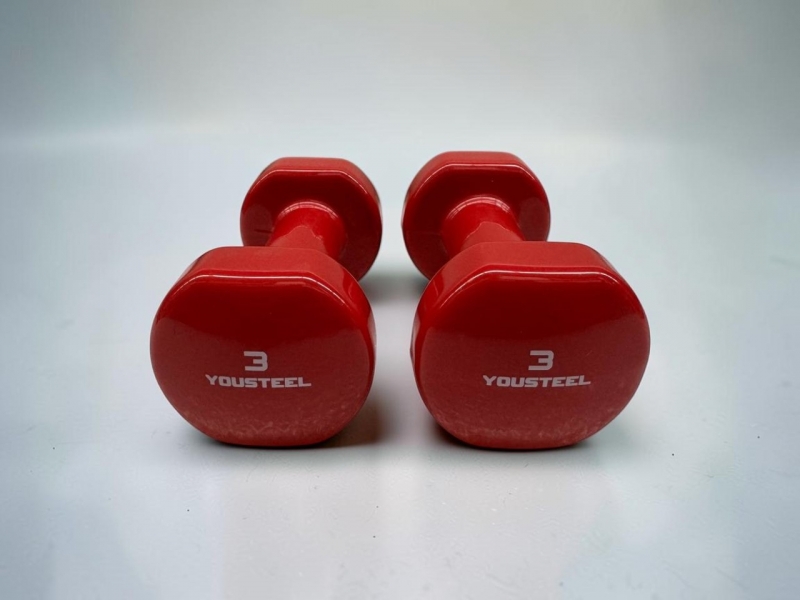 Гантель виниловая Yousteel 3 кг 1 шт