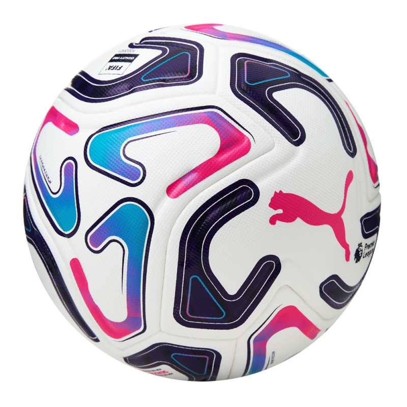 Мяч футб. PUMA Stellar Pro PL, 08510701, размер 5, FIFA Quality Pro, 8п, ПУ, термосш, бело-фиолетовый