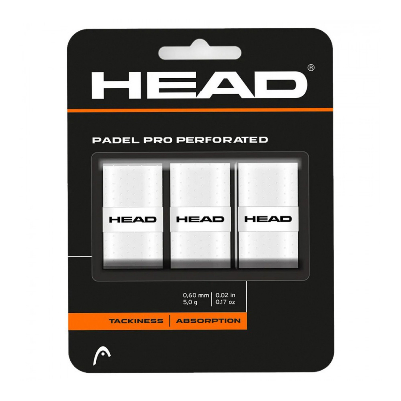 Овергрип Head Padel Pro, 285701-WH, 0.6 мм, 3 шт, белый