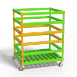 Корзина Дельта-фитнес, 1000х600х970 мм. вариант 6