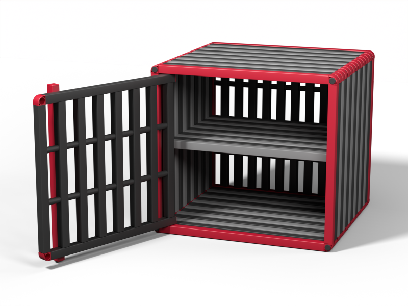 Корзина Дельта-фитнес, 1200х1200х1200 мм. вариант 8