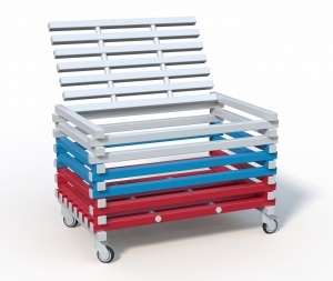 Корзина Дельта-фитнес, 1200х800х700 мм. вариант 3