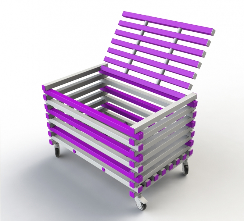 Корзина Дельта-фитнес, 1200х800х700 мм. вариант 3