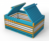 Корзина Дельта-фитнес, 1800х1200х800 мм. вариант 7