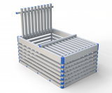 Корзина Дельта-фитнес, 1800х1200х800 мм. вариант 7