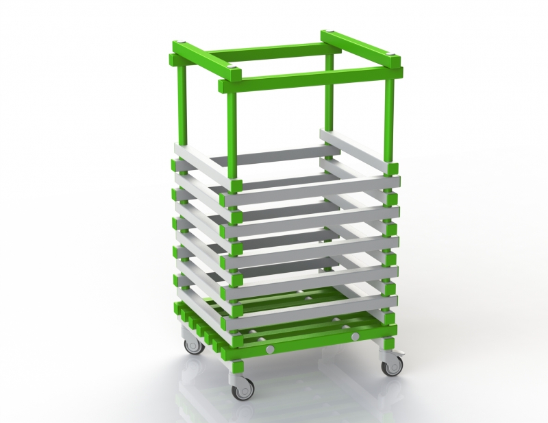 Корзина Дельта-фитнес, 800х700х1350 мм. вариант 1