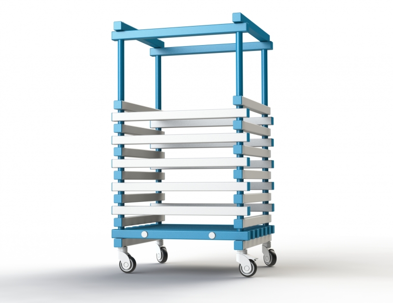 Корзина Дельта-фитнес, 600х600х1000 мм. вариант 1