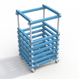 Корзина Дельта-фитнес, 800х700х1350 мм. вариант 1