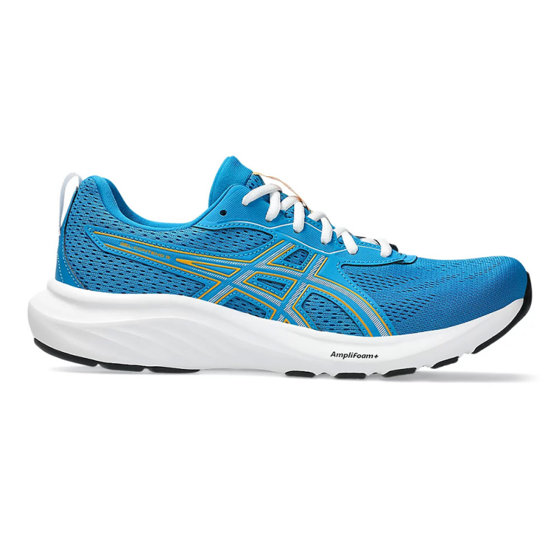 Кроссовки бег. ASICS Gel-Contend 9 1011B881 408, р.15 (российский размер 49), кожзам, текстиль, резина, синий