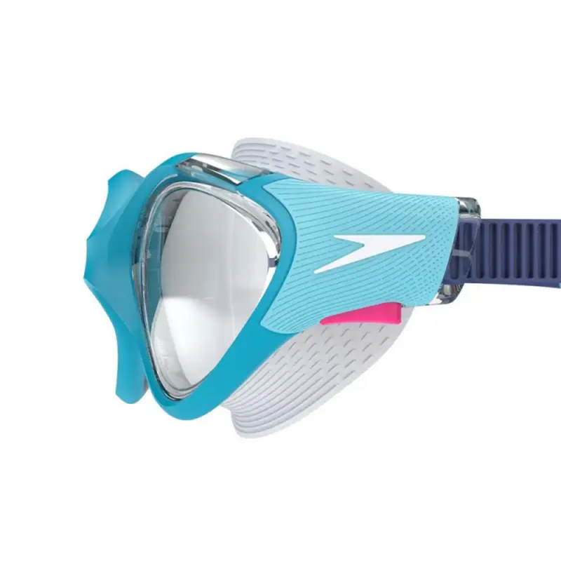 Очки для плав. SPEEDO Biofuse 2.0 Mirror Women`s, 8-003776002-C16MP, ЗЕРКАЛЬНЫЕ линзы, голубая оправа