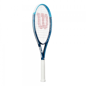 Ракетка б/т Wilson Ultra Power 105 Gr2, WR147010U2, для любит, композит, со струнами, темносин-бел