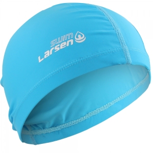 Шапочка для плавания Larsen LCA143 голубой