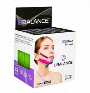 Кинезио тейп для лица BB FACE TAPE™ 2,5см*10м лайм