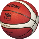 Мяч баск. MOLTEN B6G4050X размер 6, FIBA Appr, 12 пан, композит.кожа (ПУ), бут.кам, нейл.корд, кор-беж-че