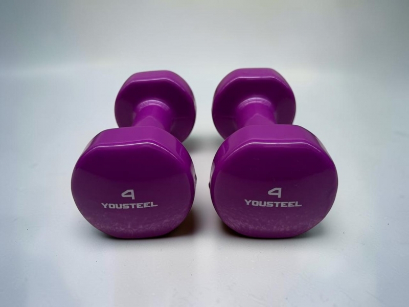 Гантель виниловая Yousteel 4 кг 1 шт