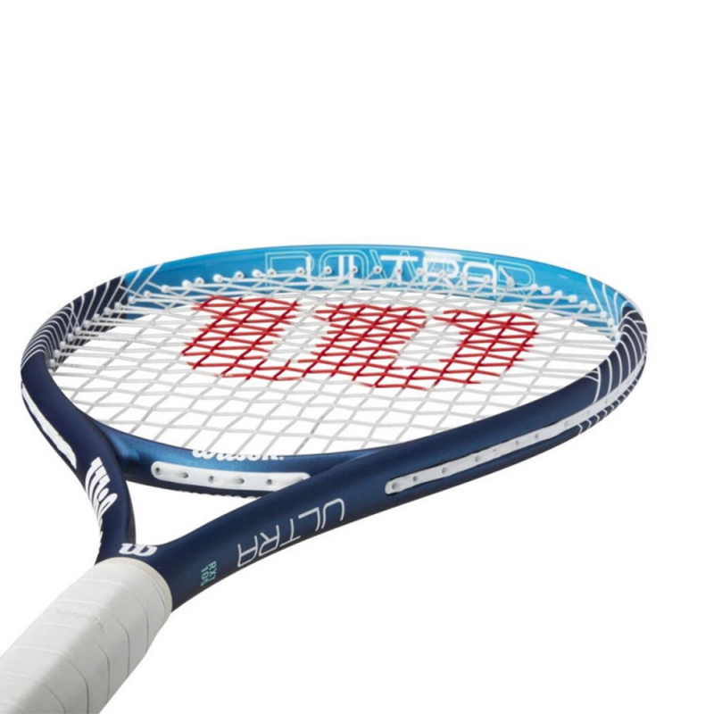 Ракетка б/т Wilson Ultra Power 105 Gr3, WR147010U3, для любит, графит, со струнами, темносин-бел