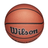 Мяч баск. WILSON Reaction Plus, WZ2026701XB5, размер 5, композит, бутил. камера, темно-коричневый