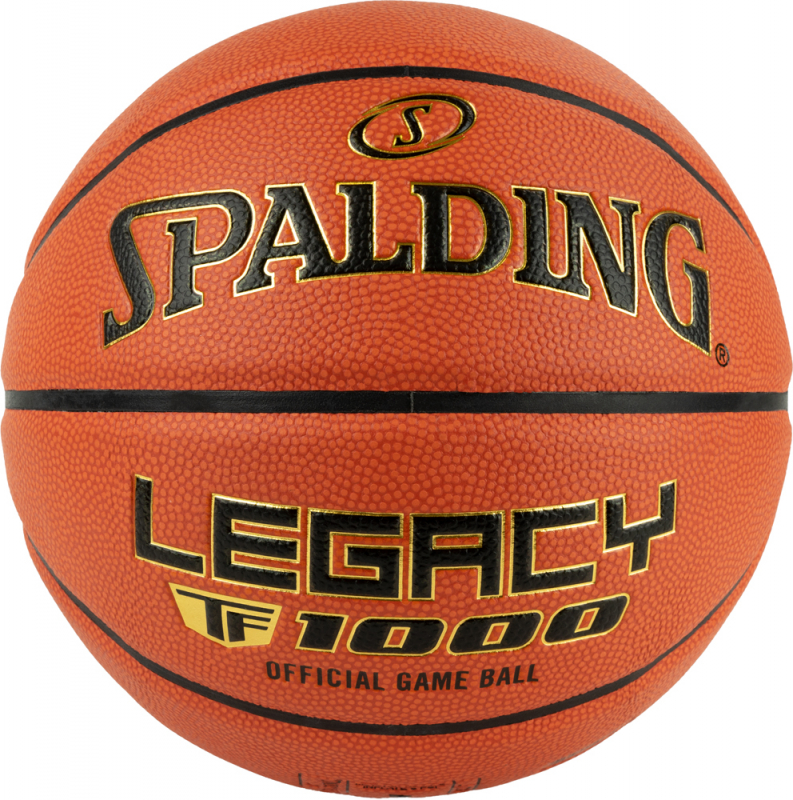 Мяч баск. SPALDING TF-1000 Legacy 76964z, размер 6, FIBA, ZK-композит(микрофибра), нейл.корд, кор-чер-зол