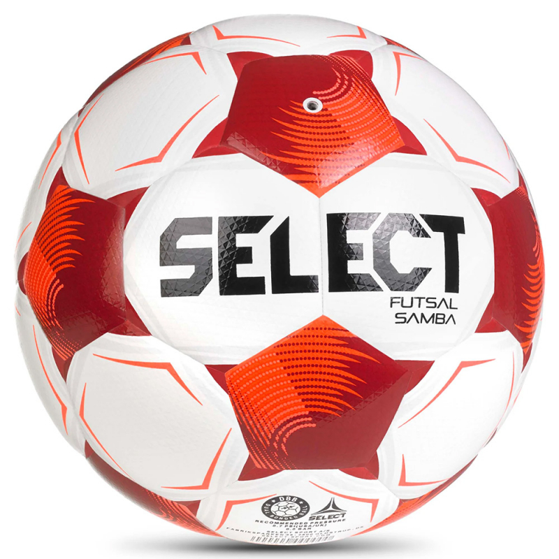 Мяч футзал. SELECT Futsal Samba v26, 1063471008, размер 4, FIFA Basic, 32п, ТПУ, гибр.сш, бел-кр-черн