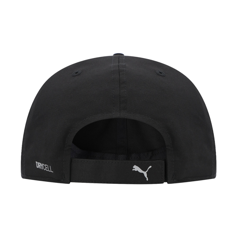 Бейсболка спорт. PUMA Running Cap III 02616901, 100% полиэстер, черный