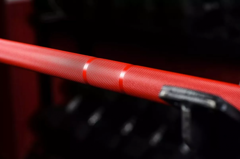Гриф мужской XF-20, RED-CHROME, 20 кг YOUSTEEL