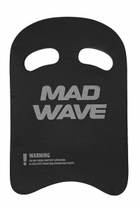 Доска для плавания Mad Wave Kickboard Light 35 чёрная