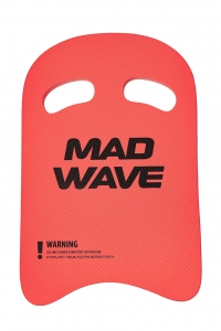 Доска для плавания Mad Wave Kickboard Light 35 красная