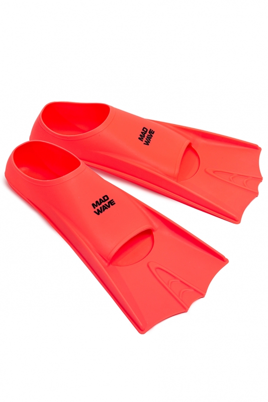 Короткие ласты Flippers Mad Wave, размер 3XS (25-29 р.), длина стопы 17,3 см.