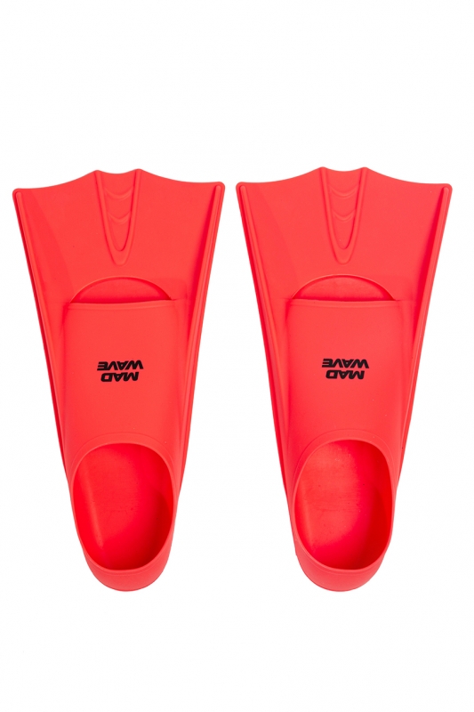Короткие ласты Flippers Mad Wave, размер 3XS (25-29 р.), длина стопы 17,3 см.