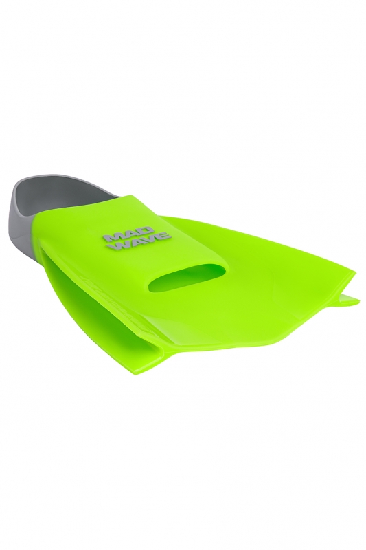 Короткие тренировочные ласты Propellor max Mad Wave зелёные, размер MS (40-41)
