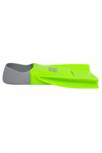 Короткие тренировочные ласты Propellor max Mad Wave зелёные, размер MS (40-41)