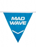 Лента с флажками для бассейна синяя Madwave