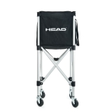Корзина для теннисных мячей HEAD TT7003, на 125 мячей, с сумкой-переноской, складная, металл, черный