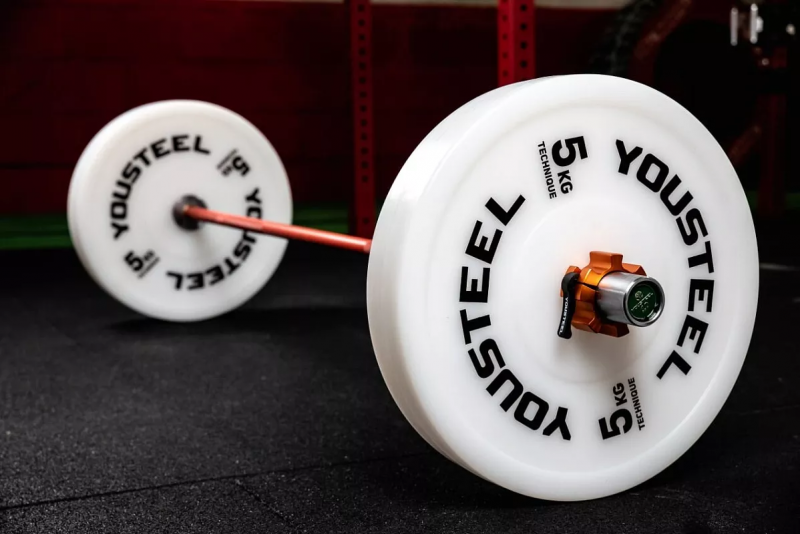 Диск технический пластиковый 5 кг, белый YOUSTEEL