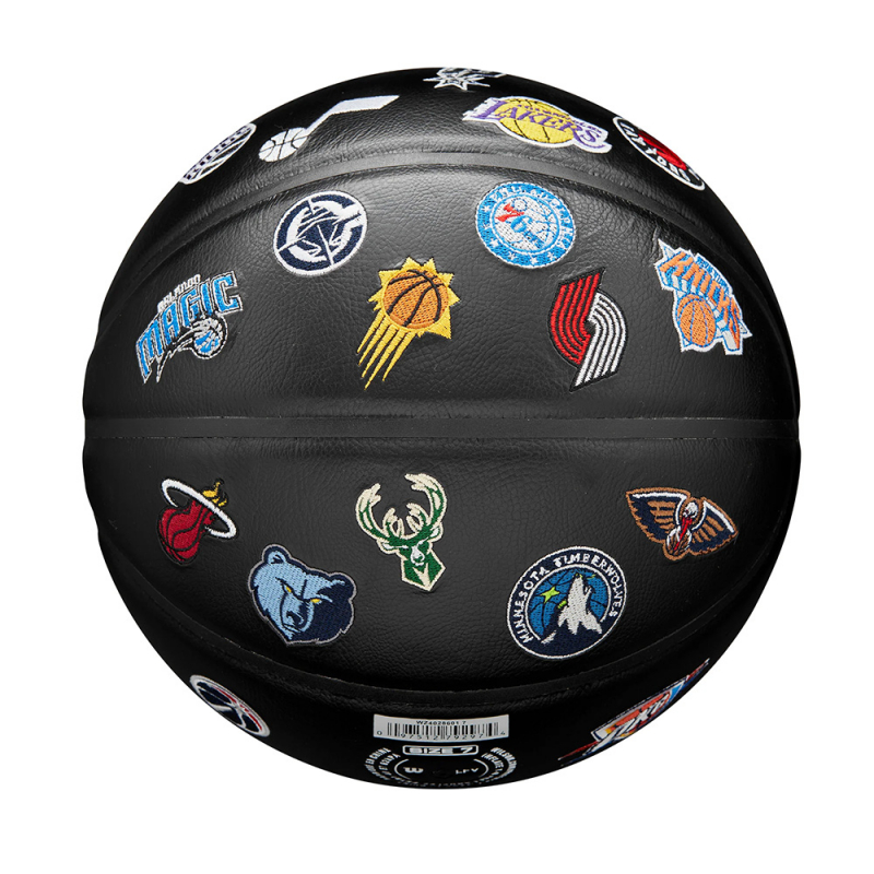 Мяч баск. WILSON NBA All Team Premiere Ball, WZ4028601XB размер 7, PU, бутил. камера, черный