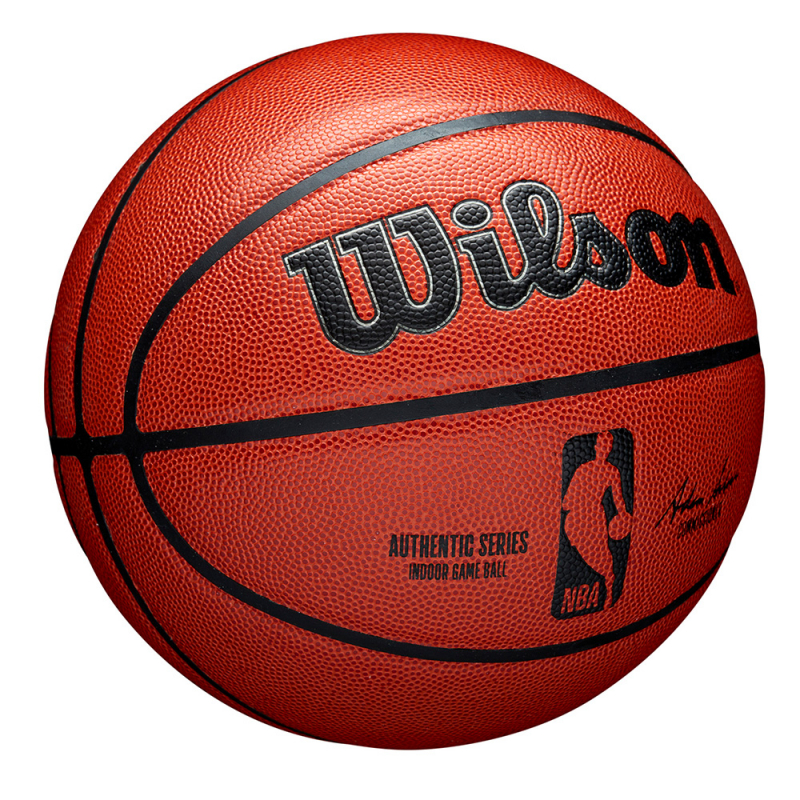 Мяч баск. WILSON NBA Authentic Indoor Comp, WTB7100XB06, размер 6, композит, коричневый