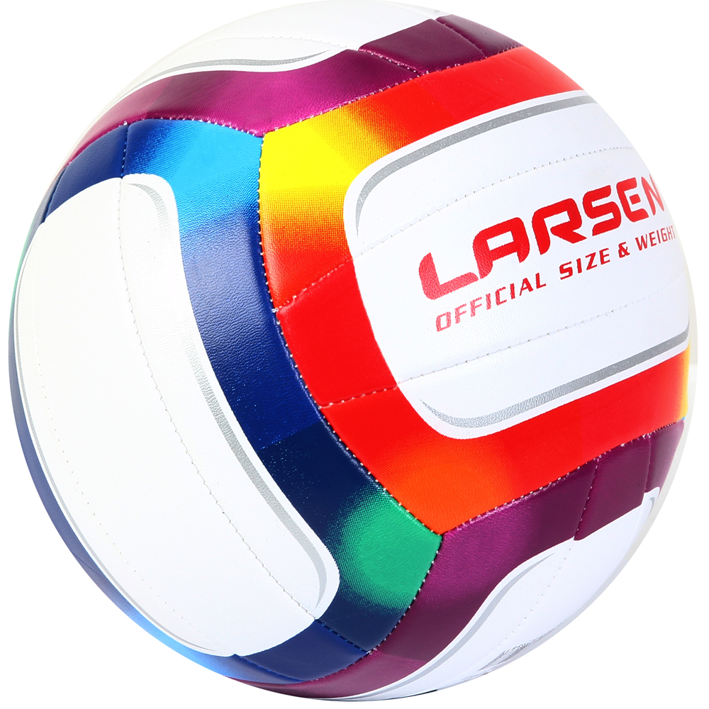 Купить Мяч волейбольный пляжный Larsen Beach Volleyball Rainbow по низкой  цене с доставкой из интернет-магазина Дельта-фитнес.ру